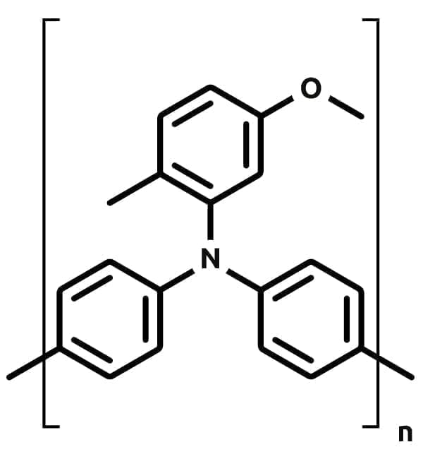 Poly[bis(4-phenyl) (3-methoxyphenyl)amineCA structure