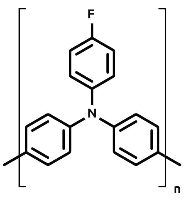 Poly[bis(4-phenyl) (4-fluorophenyl)amine structure