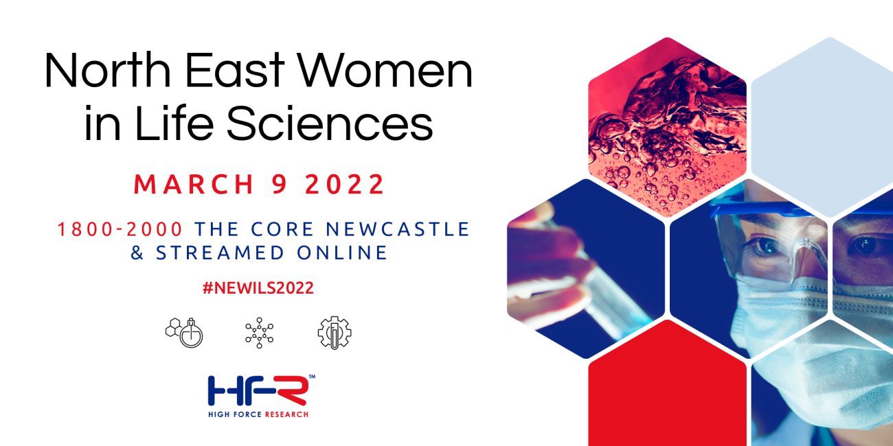 Poster for North East Women in Life Sciences