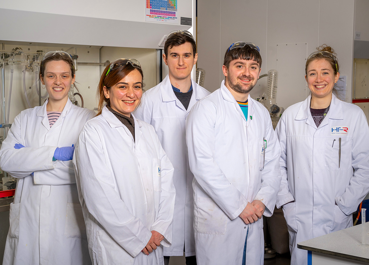 Five new members of the HFR research team